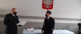 Podziękowania Wielkopolskiego Komendanta Wojewódzkiego PSP dla OSP Głomsk przekazuje st. kpt. Jarosław Kołak