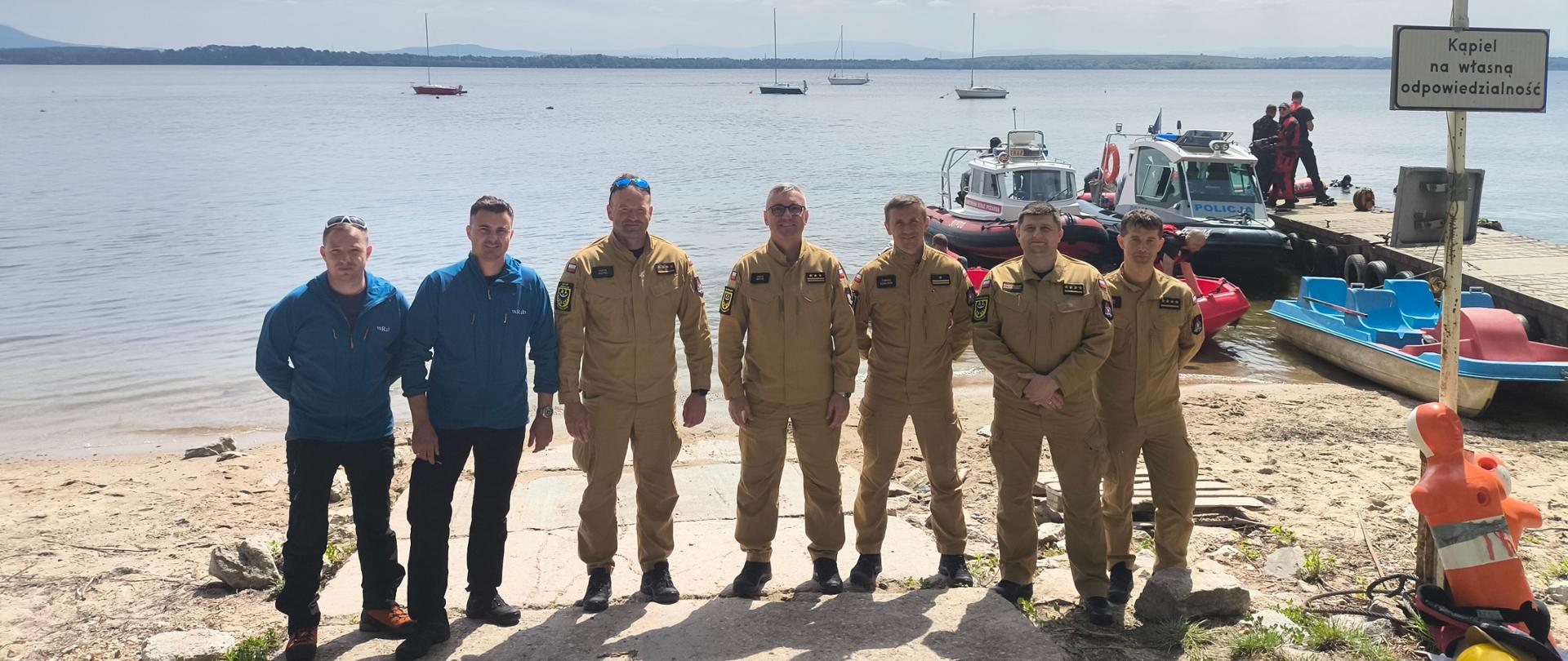 Ćwiczenia Ratownicze pk. "WODNIK 2024" na Zalewie Mietkowskim.