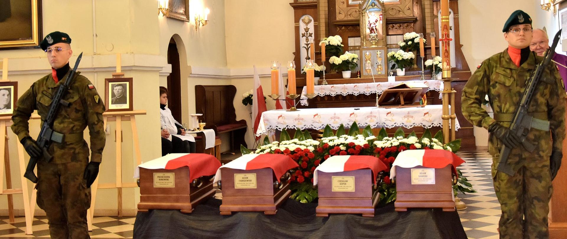 Uroczystości pogrzebowe Żołnierzy Niezłomnych w Zagrobie