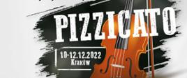 dyplom na szarym tle dla Anieli Serafińskiej za wyróżnienie w I Ogólnopolski Konkurs Instrumentów Smyczkowych "PIZZICATO" 