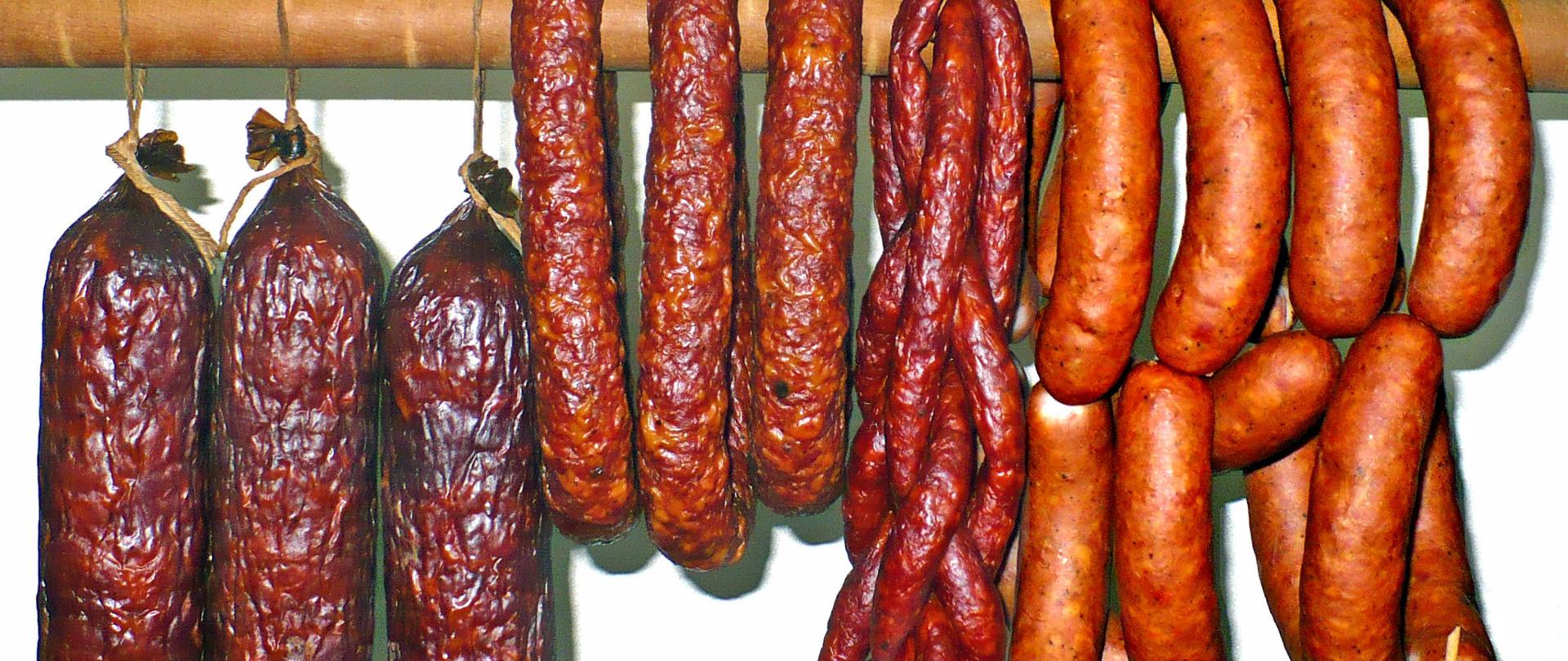 wedzone kiełbasy jordanowskie