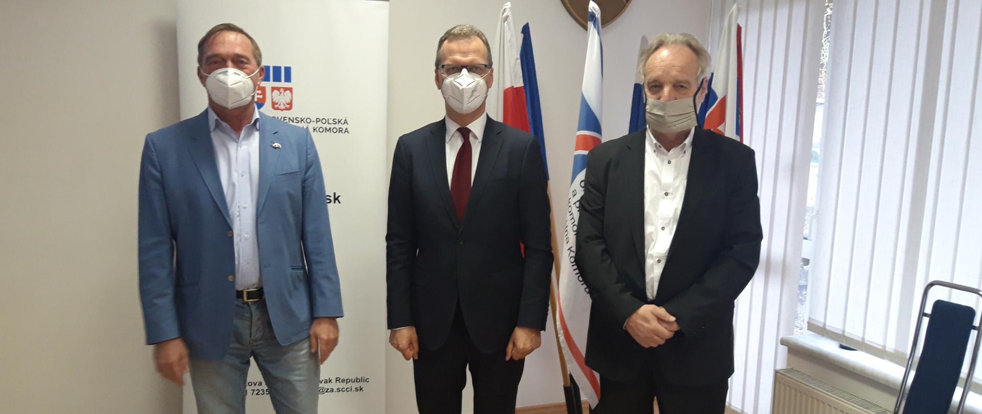 Spotkanie ambasadora z kierownictwem Słowacko-Polskiej Izby Handlowej 