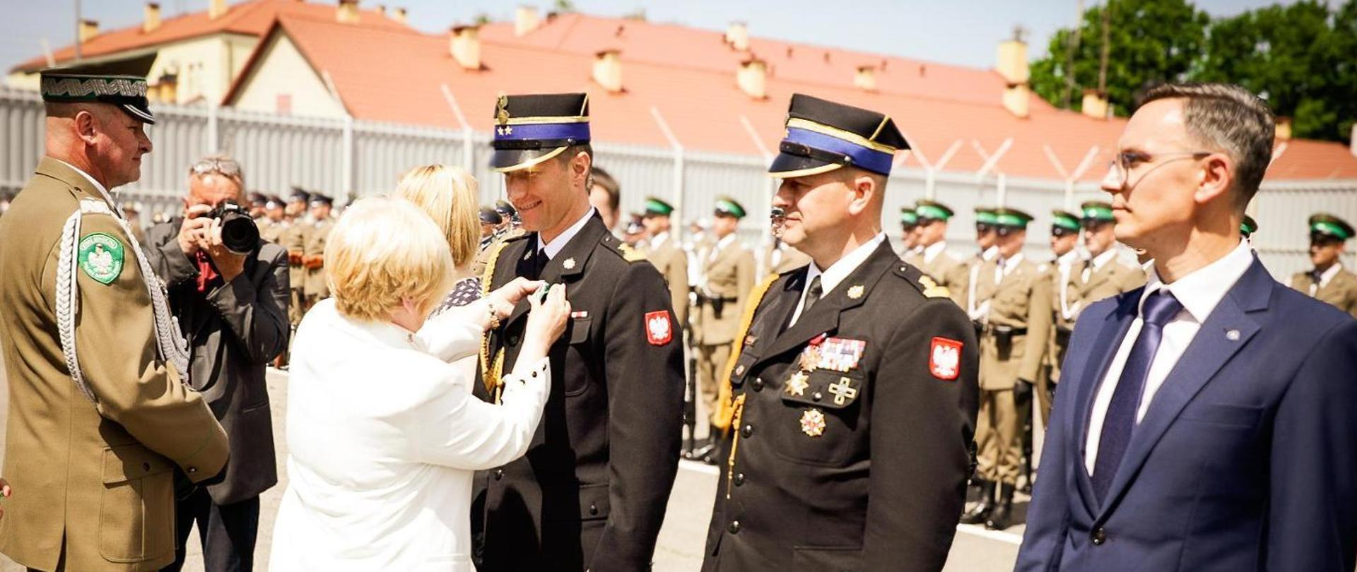 Wręczenie Brązowego Medalu za Zasługi dla Straży Granicznej