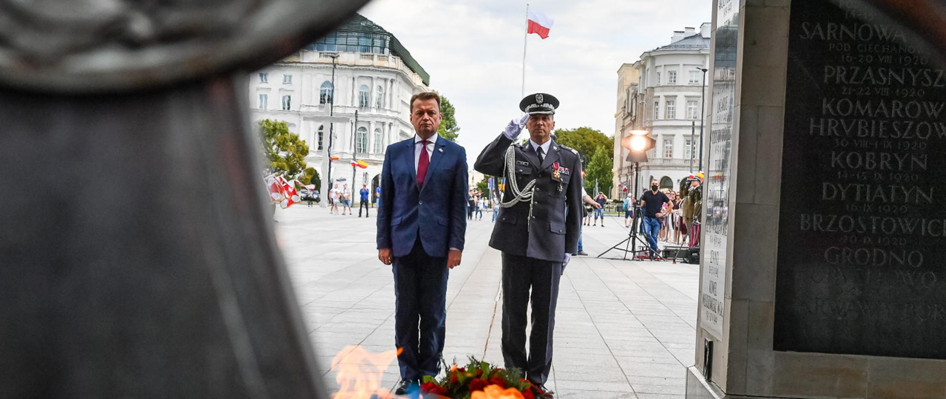 W piątek, 31 lipca, na placu Marszałka Józefa Piłsudskiego w Warszawie szef MON uczestniczył w uroczystości z okazji święta stołecznego garnizonu.