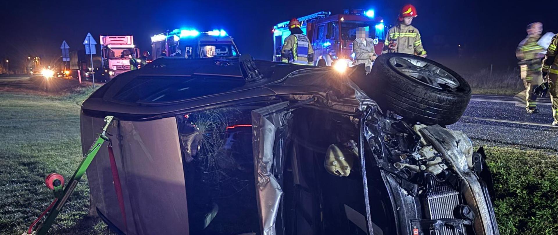 zdjęcie Wypadek drogowy w Łoniowie 