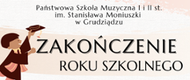 Plakat w kolorach białym i beżowo-brązowym - grafika przedstawiająca absolwenta