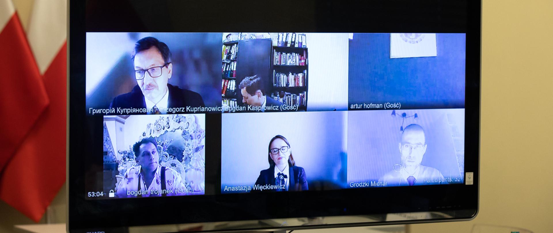 Członkowie Komisji Wspólnej i goście LXXII posiedzenia Komisji Wspólnej