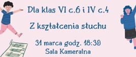Szkolny konkurs z kształcenia słuchu.
