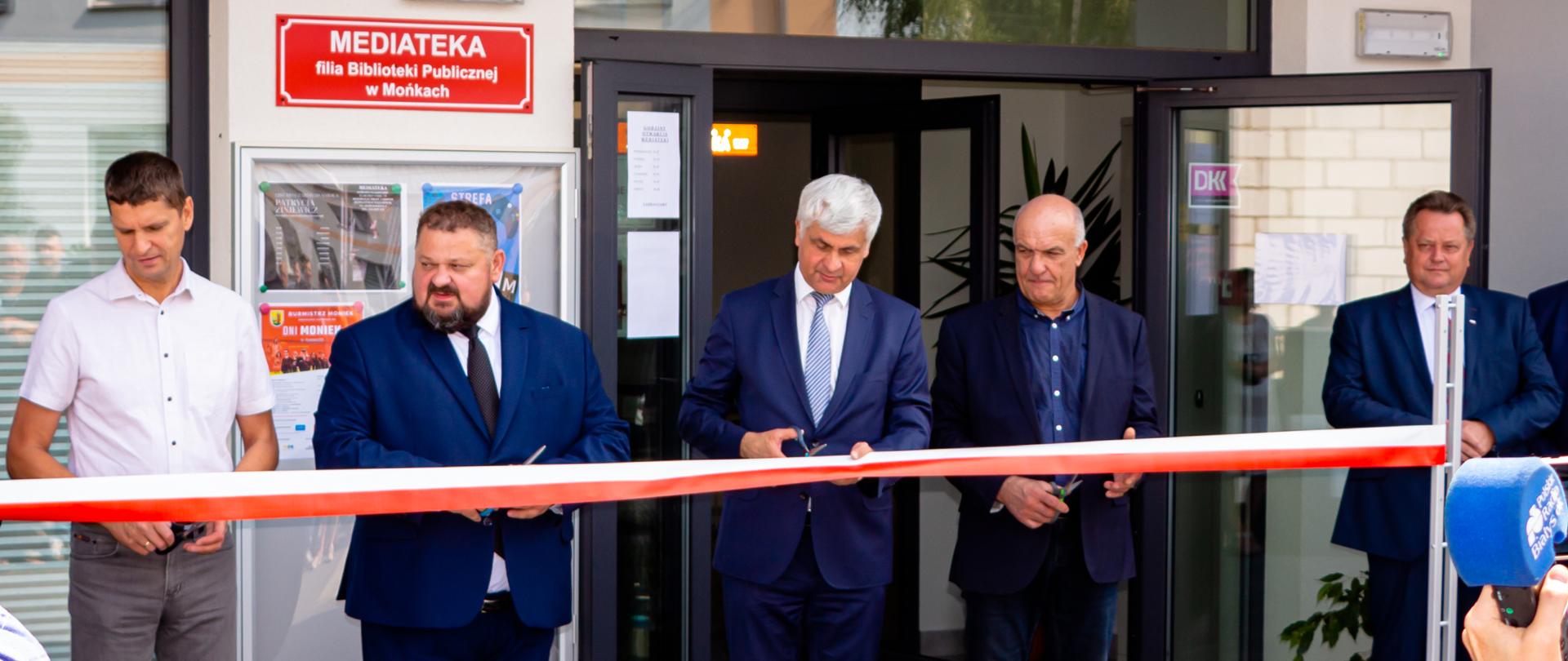 Mediateka w Mońkach oficjalnie otwarta