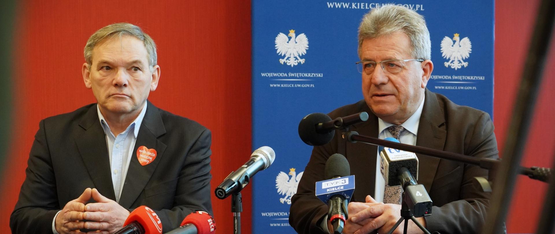 Konferencja prasowa wojewody