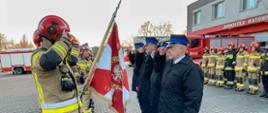 Pożegnanie strażaków odchodzących na zaopatrzenie emerytalne