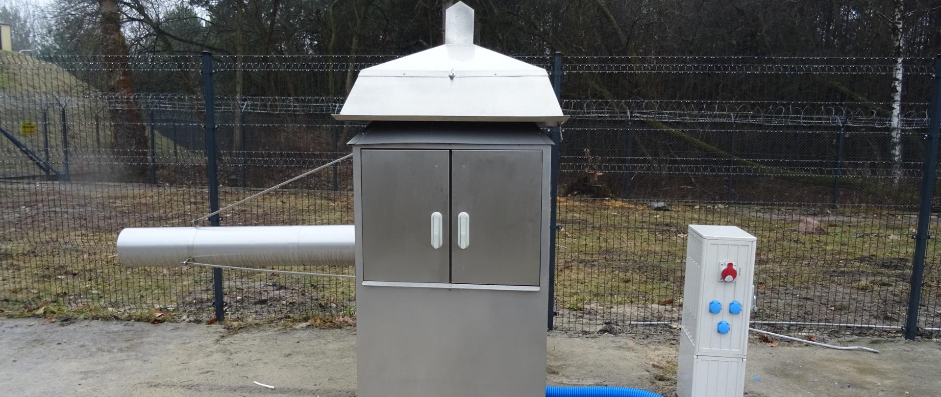 stacja ASS 500 służace do wczesnego ostrzegania o skażeniach powietrza w Polsce 