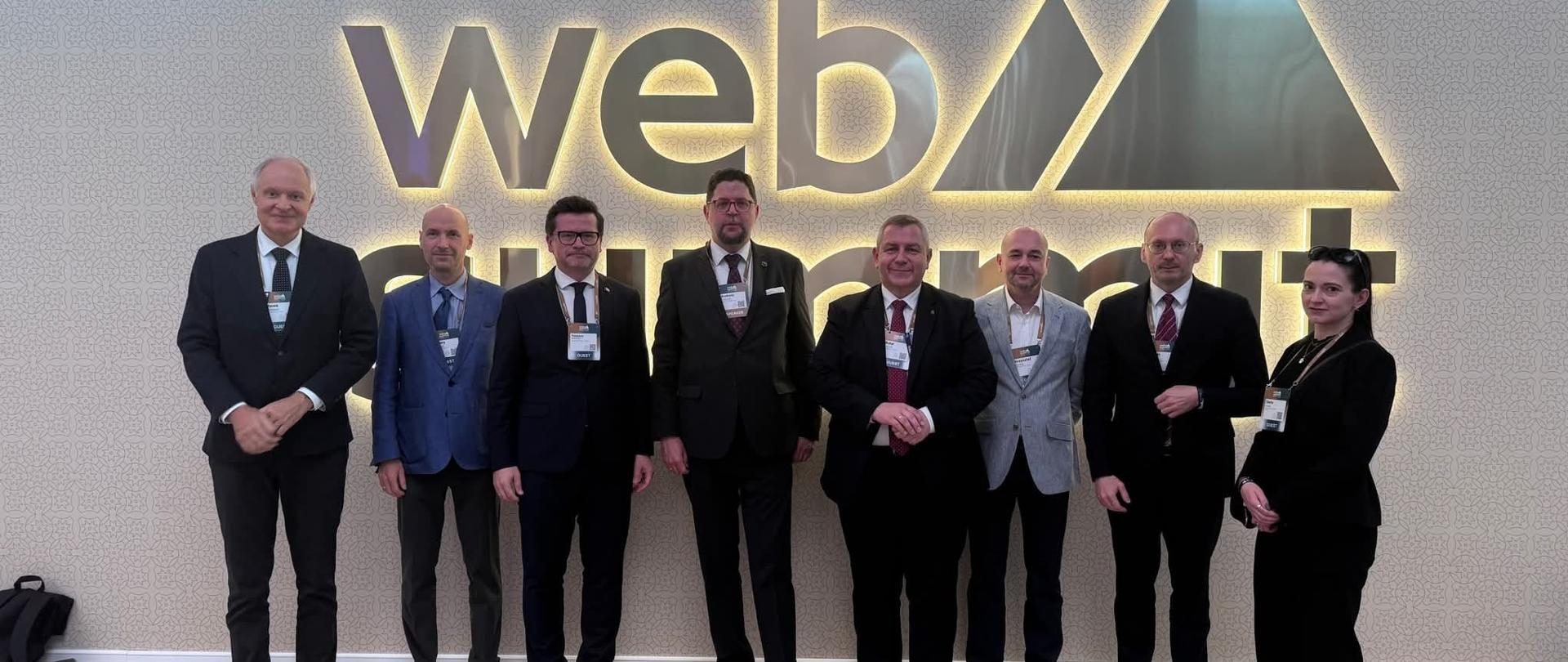 Polska delegacja podczas Web Summit 