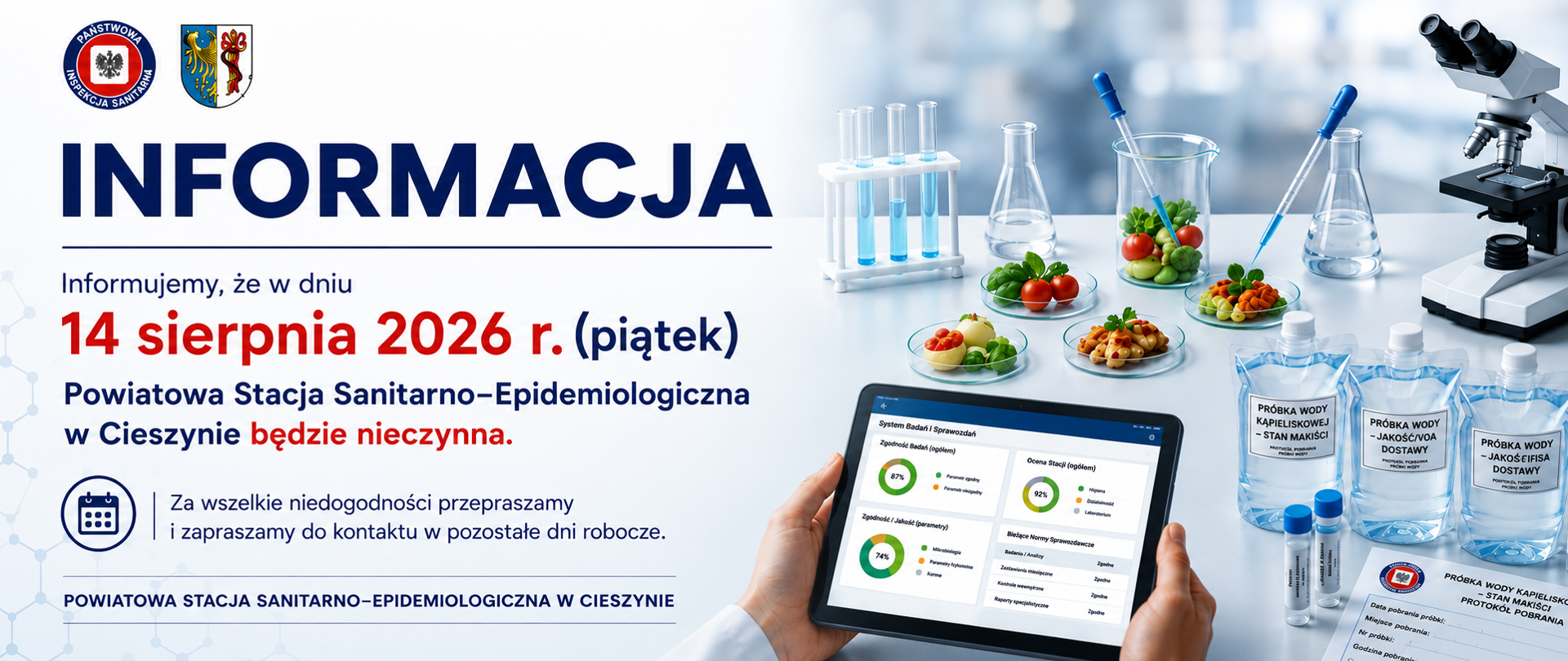 Baner Dni Wolne PSSE Cieszyn