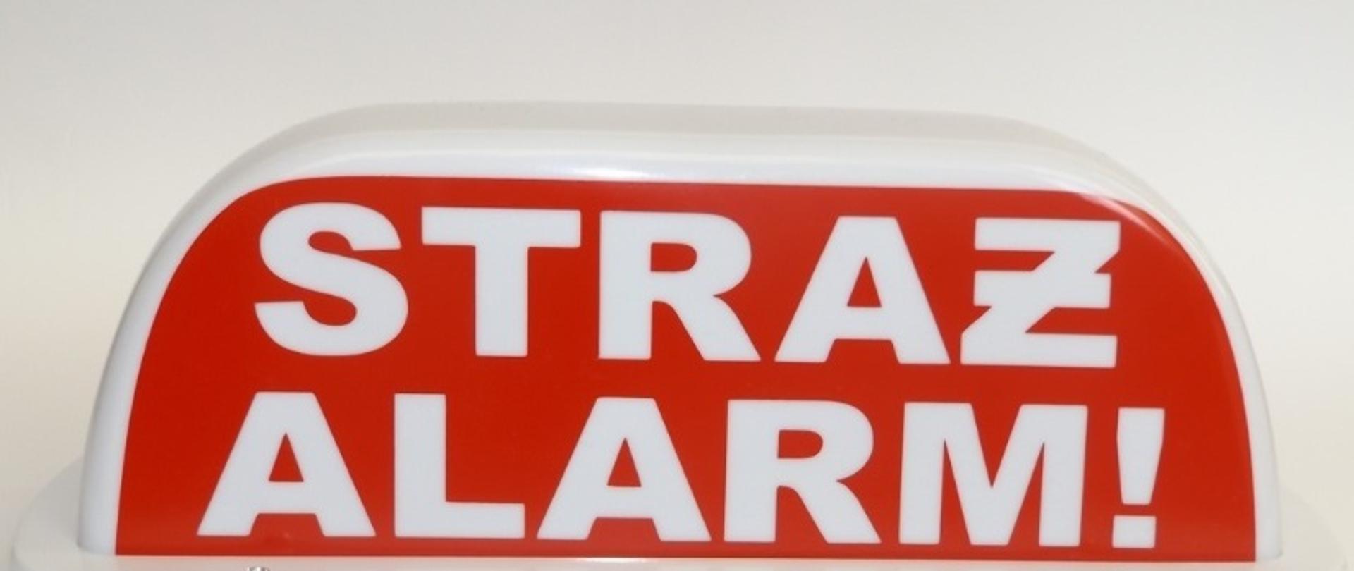 Straż alarm 