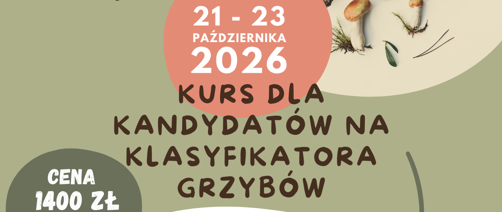 Kurs na klasyfikatora grzybów