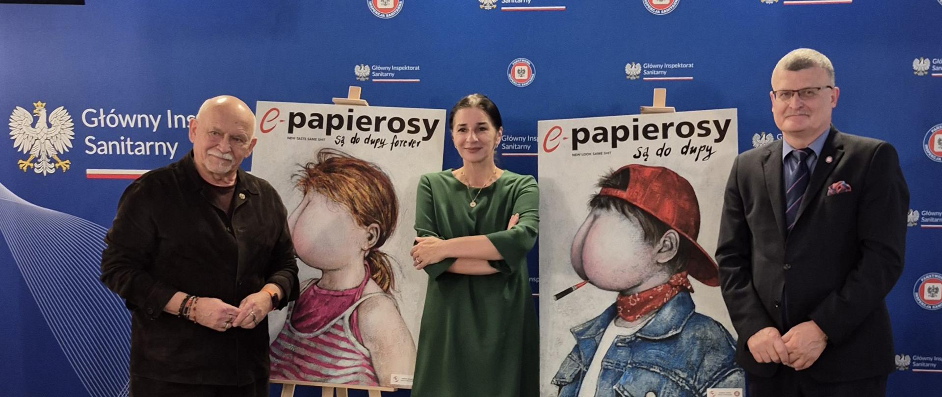 zaprezentowanie nowych plakatów Andrzeja Pągowskiego. Autor kultowej już grafiki „Papierosy są do dupy” stworzył dwie prace, które mają trafić do młodych odbiorców, posługując się mocnym, emocjonalnym przekazem.