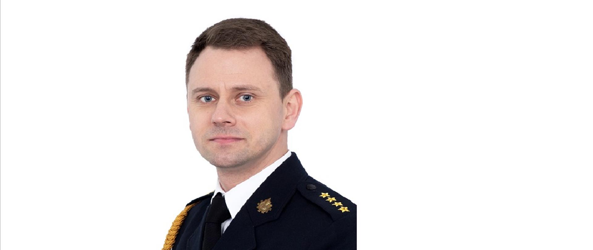 Komendant Powiatowy PSP w Wąbrzeźnie st.kpt. Robert Stasiak