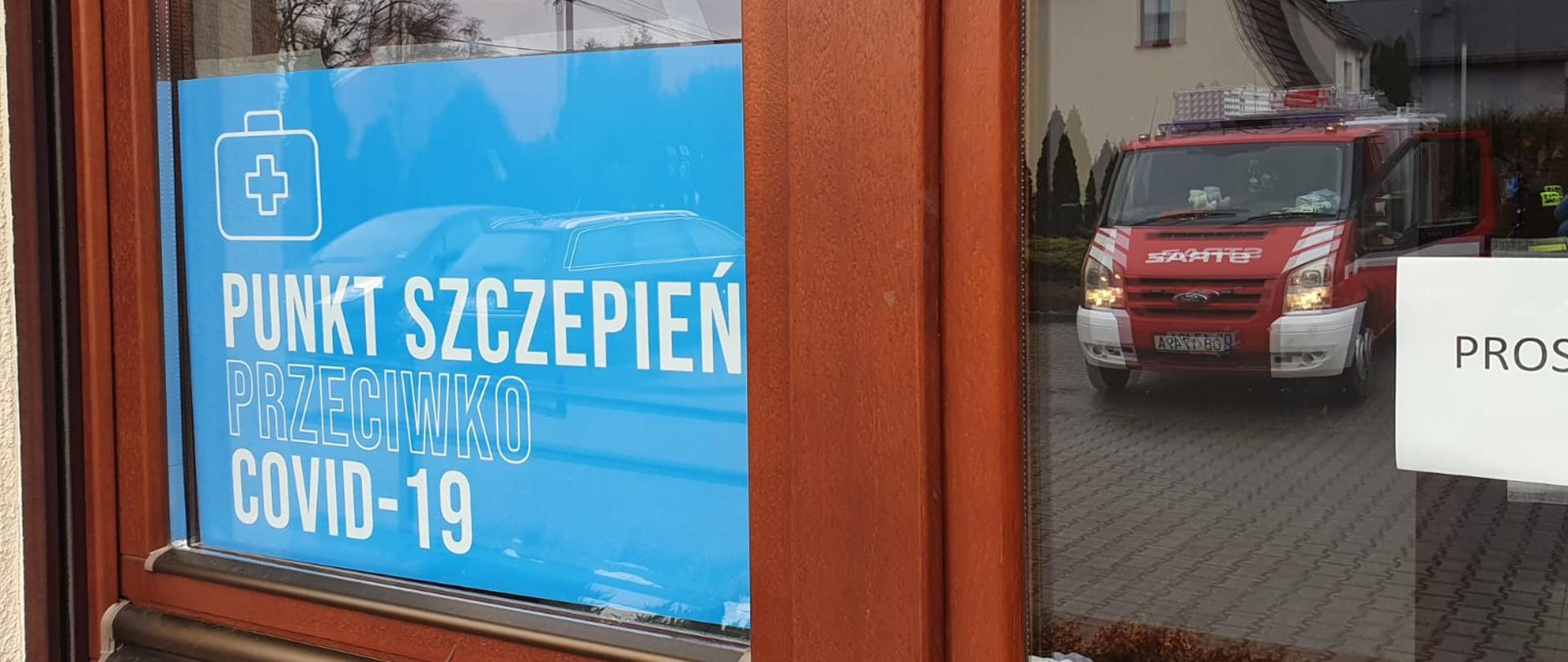 Dowóz osób na szczepienia realizowane przez OSP Mąkoszyce