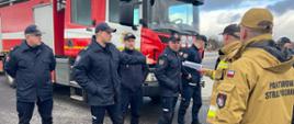 Współpraca i wspólne ćwiczenia polskich i litewskich strażaków