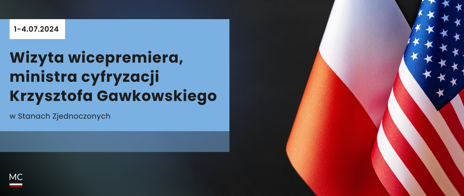 Zapowiedź wizyty wicepremiera i ministra cyfryzacji w USA
