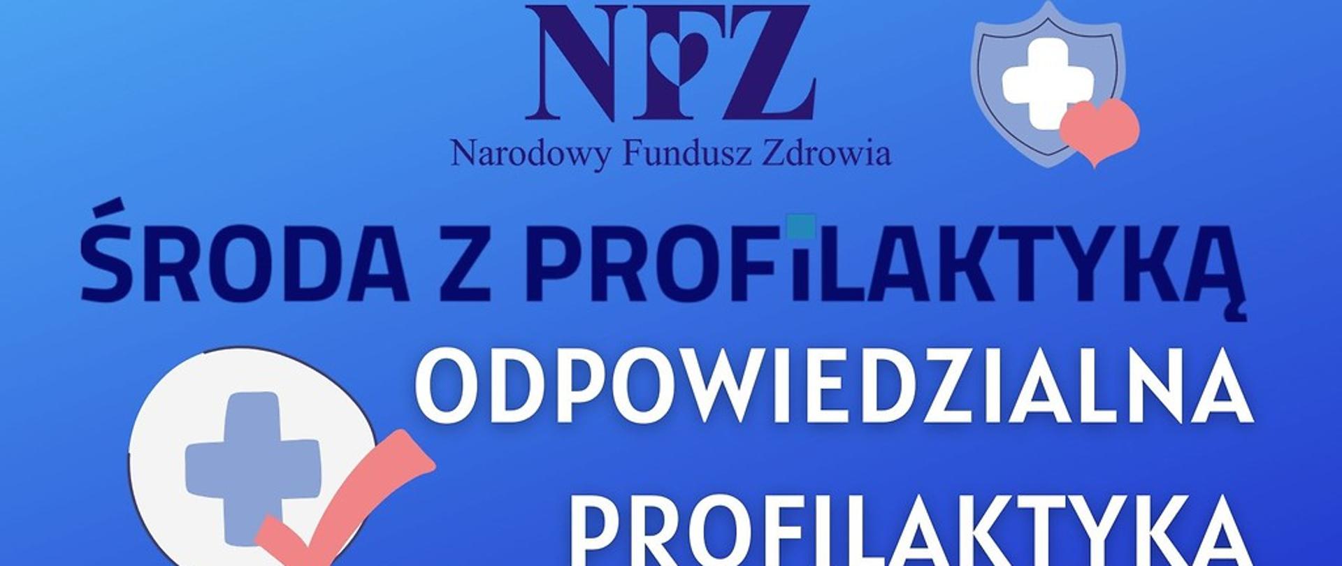 grafika niebieskie tło z napisami
