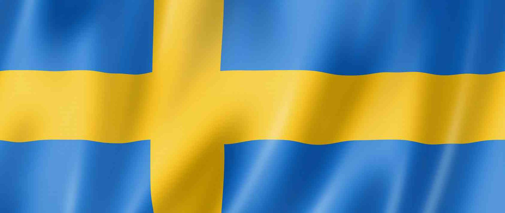 Flaga Szwecji.
