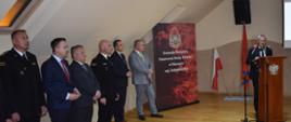 UROCZYSTE WRĘCZENIE PROMES MŁODZIEŻOWYM DRUŻYNOM POŻARNICZYM Z TERENU POWIATU PIŃCZOWSKIEGO