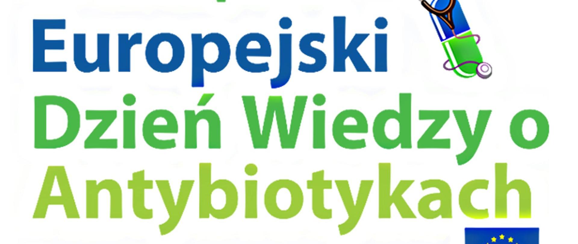 Obraz przedstawia logo Europejskiego Dnia Wiedzy o Antybiotykach