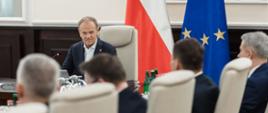 Premier D. Tusk podczas posiedzenia Rady Ministrów