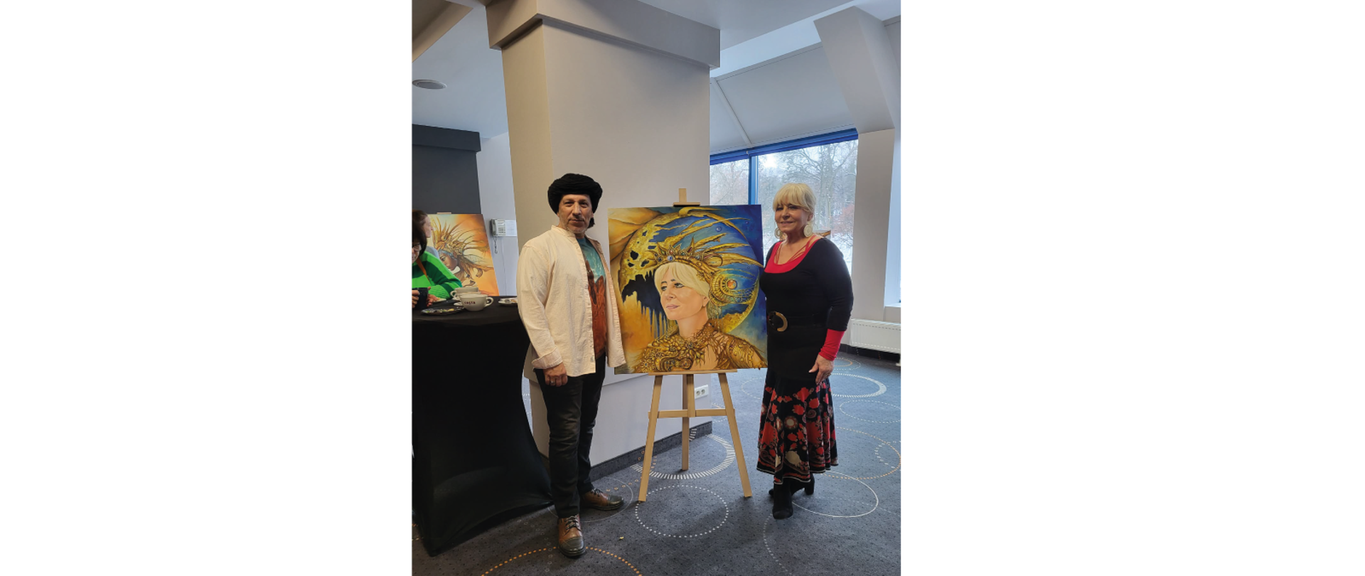 wernisaż marokańskiego malarza Majida Moujellila