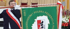 Prezentacja sztandaru Polskiej Federacji Hodowców Bydła i Producentów Mleka