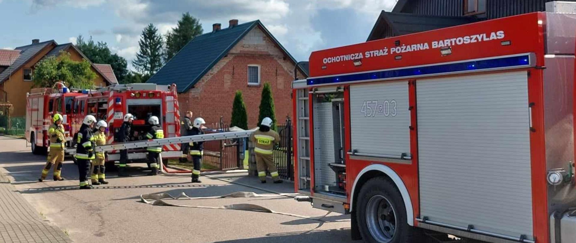 ĆWICZENIA JEDNOSTEK OSP Z TERENU GMINY STARA KISZEWA