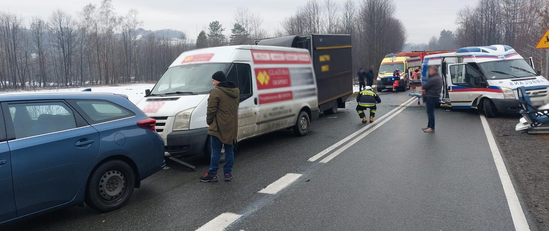 Samochody uczestniczące w zdarzeniu