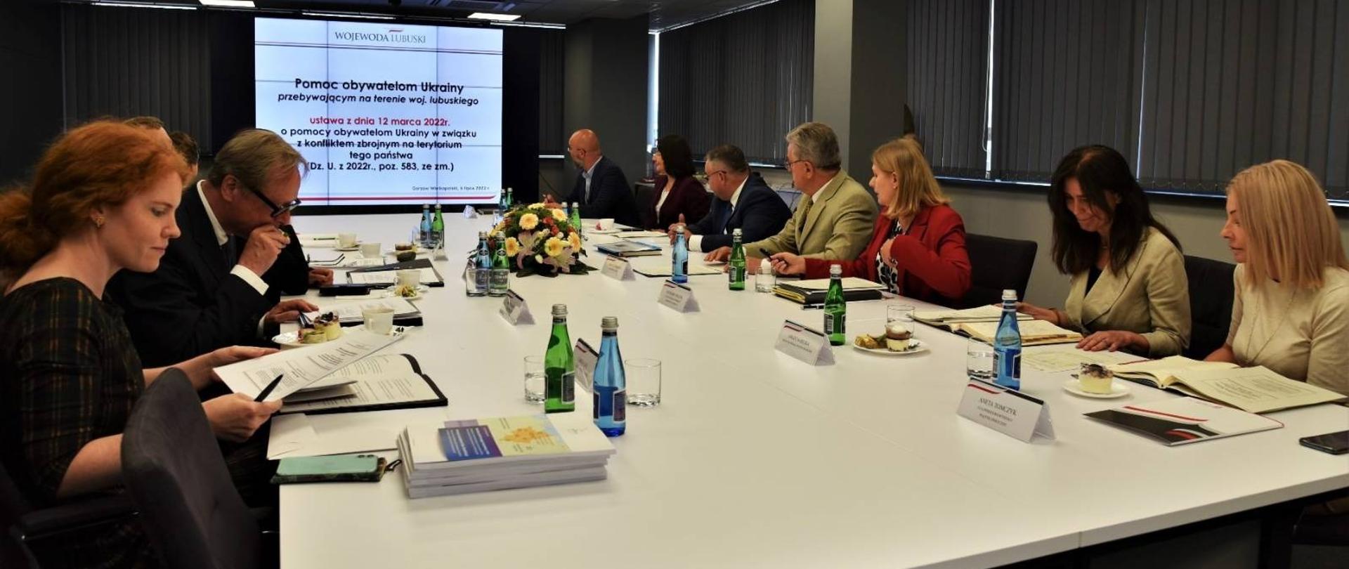 Rozmowy delegacji nt. sytuacji uchodźców wojennych z Ukrainy