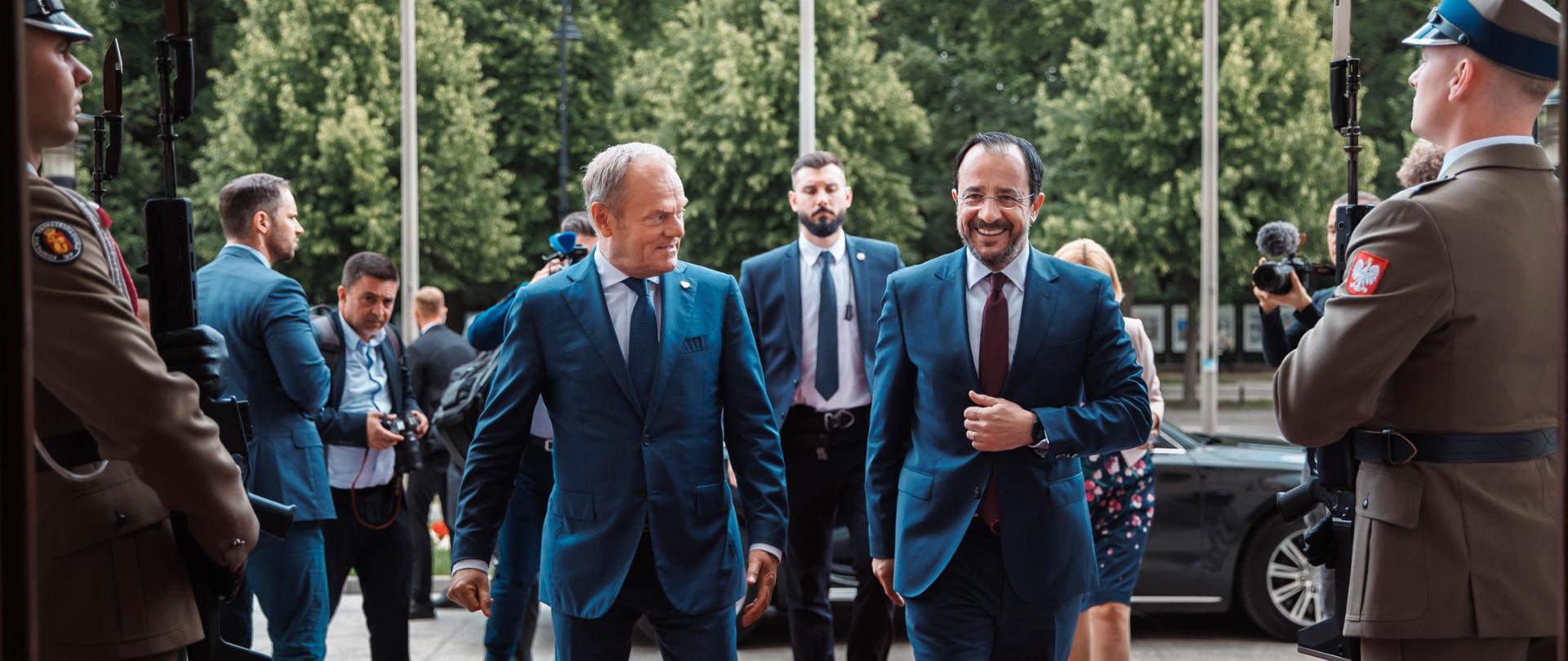 2024.05.23 Warszawa | Spotkanie Prezesa Rady Ministrow z Prezydentem Republiki Cypryjskiej.
Fot. Krystian Maj/KPRM