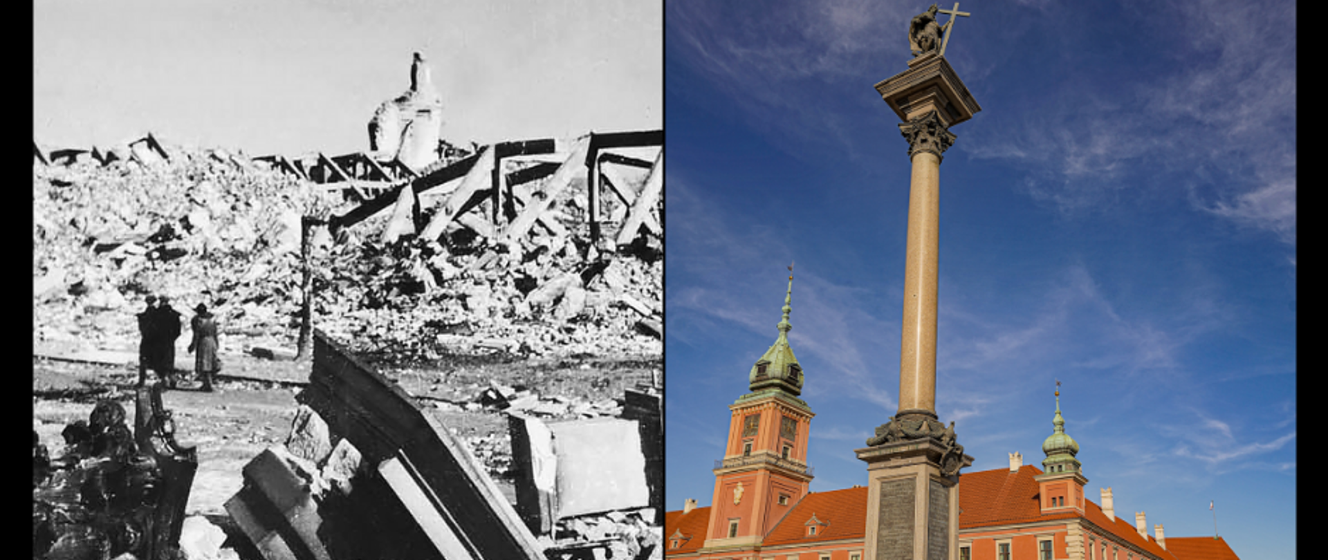 Zamek Królewski w Warszawie - kiedyś i dziś