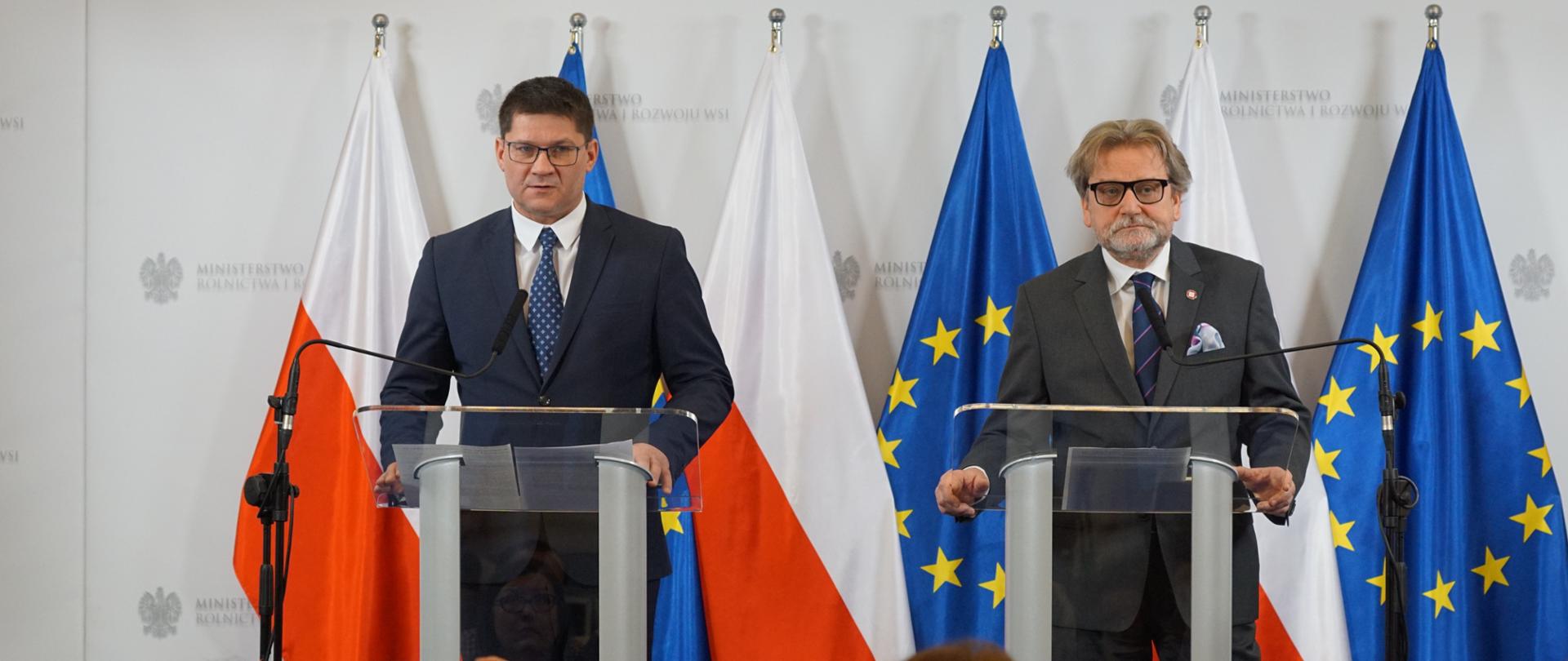 Konferencja prasowa GLW i GIS