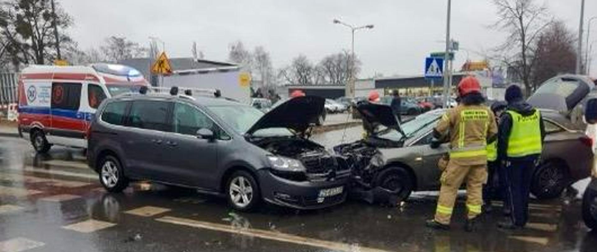 Kolizja przy ulicy Twardowskiego