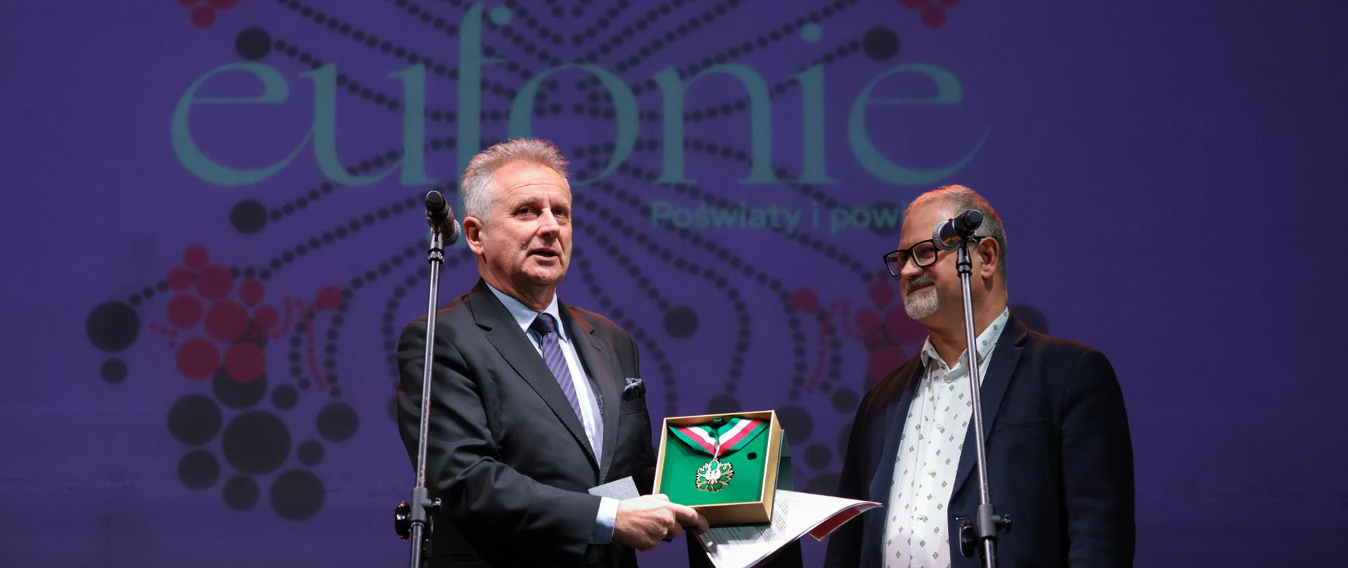 Zenon Kowalowski uhonorowany Złotym Medalem „Zasłużony Kulturze Gloria Artis”, fot. Danuta Matloch/MKiDN