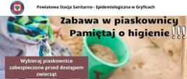Zabawa w piaskownicy pamiętaj o higienie