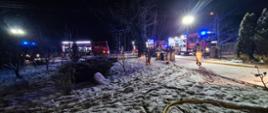 Pożar poddasza budynku mieszkalnego w miejscowości Małujowice