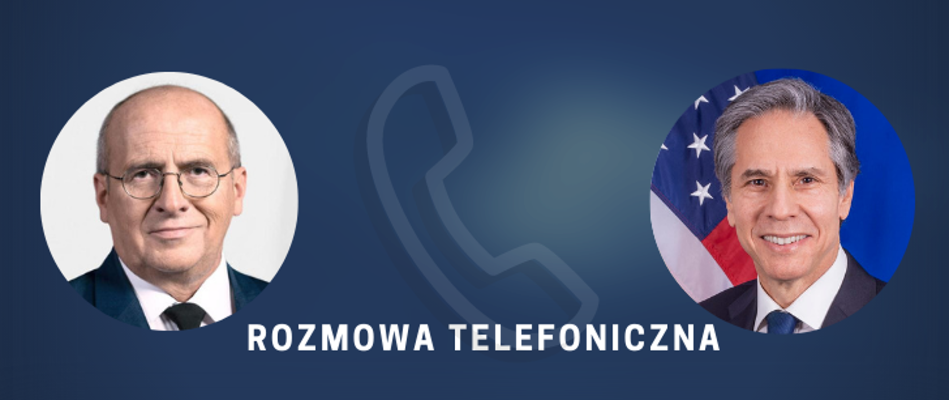 Rozmowa telefoniczna ministra Zbigniewa Raua z sekretarzem stanu USA Antony J. Blinkenem