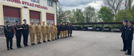 Dzień Flagi - zmiany służbowe, Z-ca Dowódcy JRG, Z-ca Komendanta Powiatowego PSP, poczet flagowy