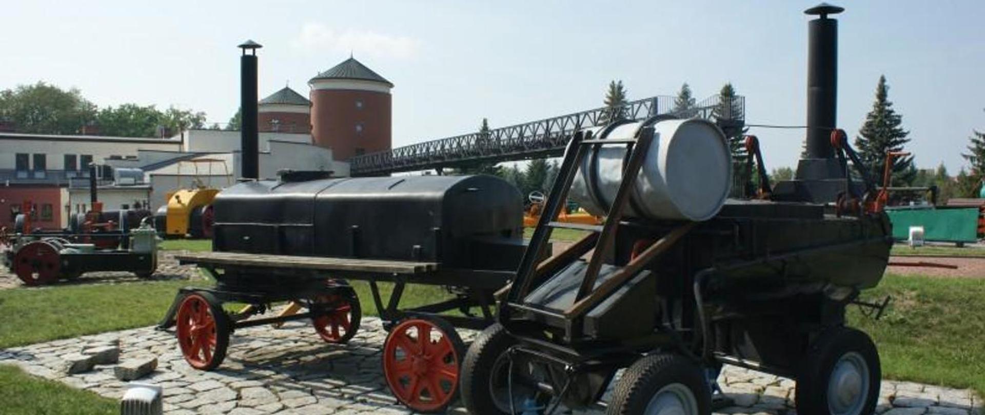 Zabytkowa maszyna drogowa 