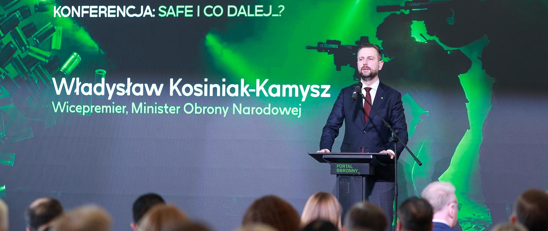 11 lutego 2026 r. w Hotelu Bellotto, Władysław Kosiniak-Kamysz, wicepremier - minister obrony narodowej wziął udział w konferencji dotyczącej wdrożenia programu SAFE, organizowanej przez Portal Obronny, Grupa ZPR. Fot. Krzysztof Niedziela/MON