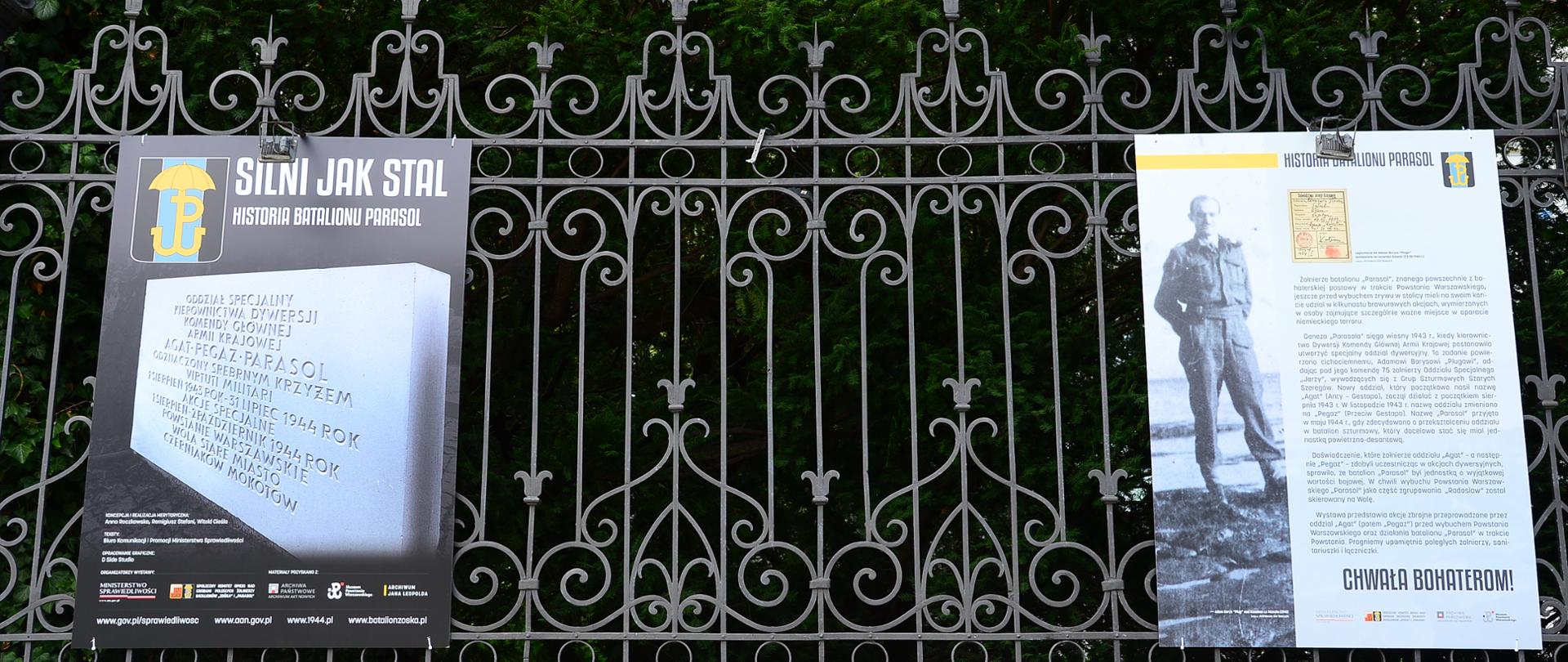 Wystawa plenerowa „Silni jak stal – historia batalionu Parasol”