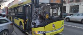 Zderzenie z autobusem na ulicy Górnośląskiej