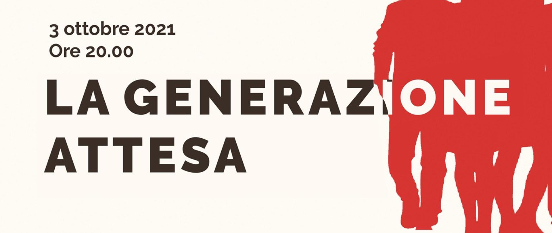 Locandina con le informazioni relative allo spettacolo