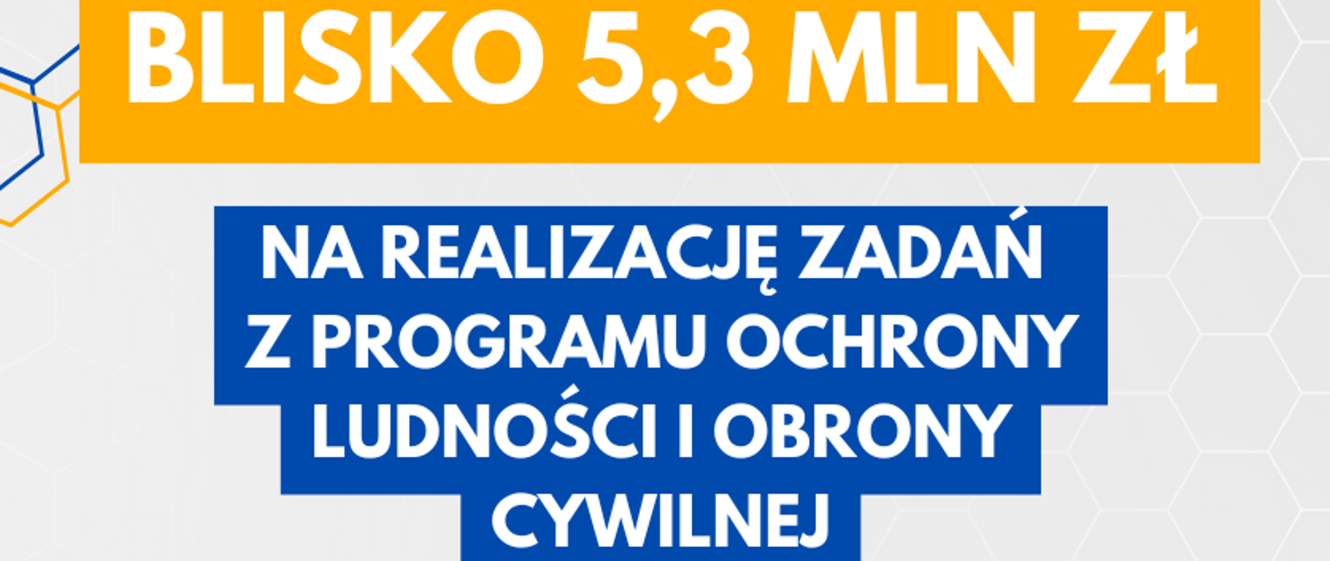Pierwsze środki z Programu OLiOC zabezpieczone!